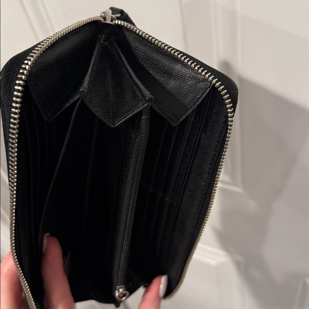 Coach Black Zip-Around Wallet - Picture 15 of 16